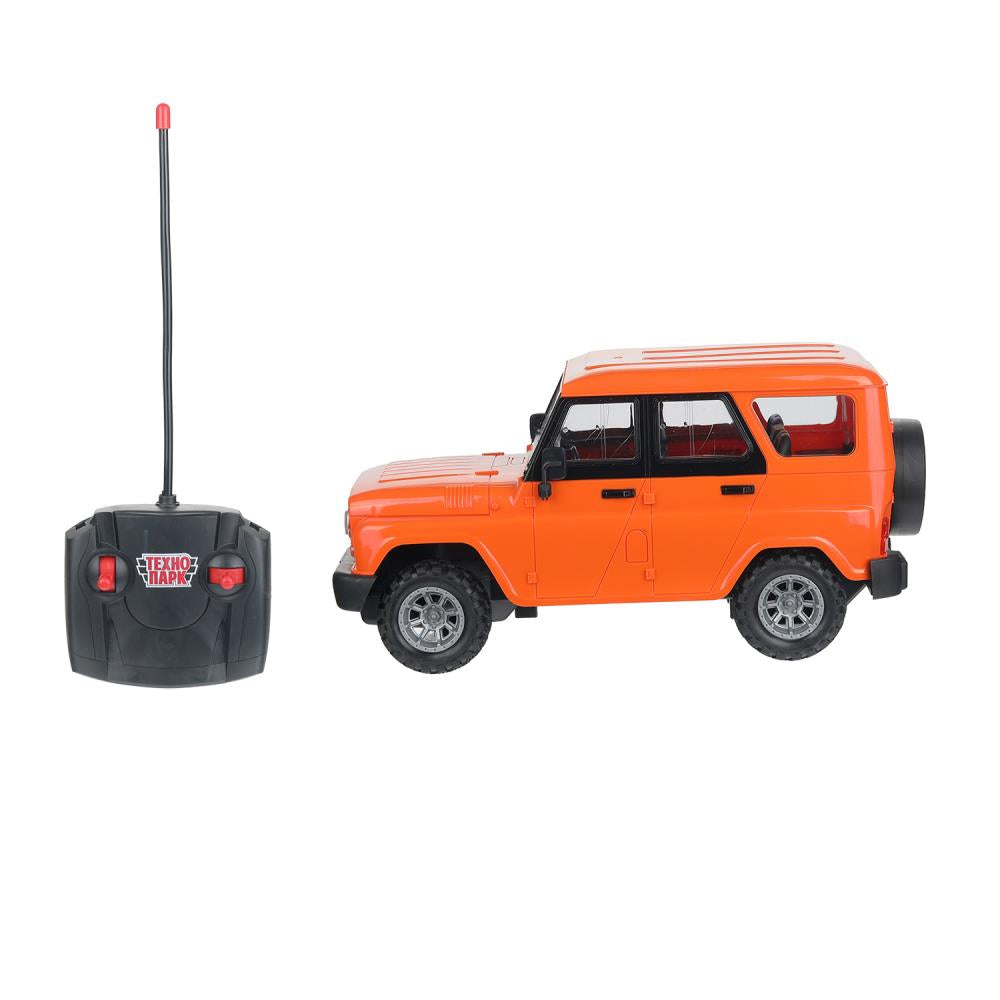 Машина ру UAZ HUNTER, свет, 30 см, оранжевый, кор Технопарк в кор.24шт