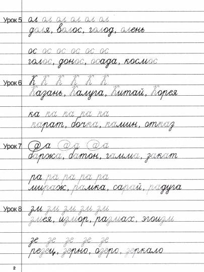 Латынина Чистописание.Тетрадь-тренажер.Русский язык 3 класс (Изд-во ПринтБук)