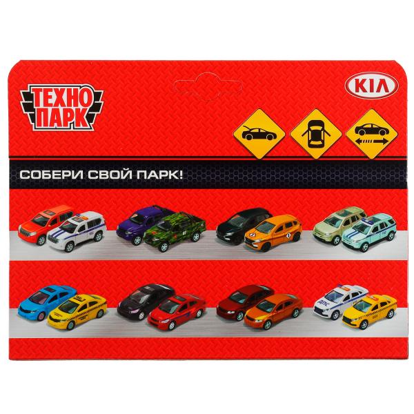 STINGER-12-BU336387 Машина металл KIA STINGER длина 12 см, двери, багаж., инерц, СИНИЙ, кор. Технопа