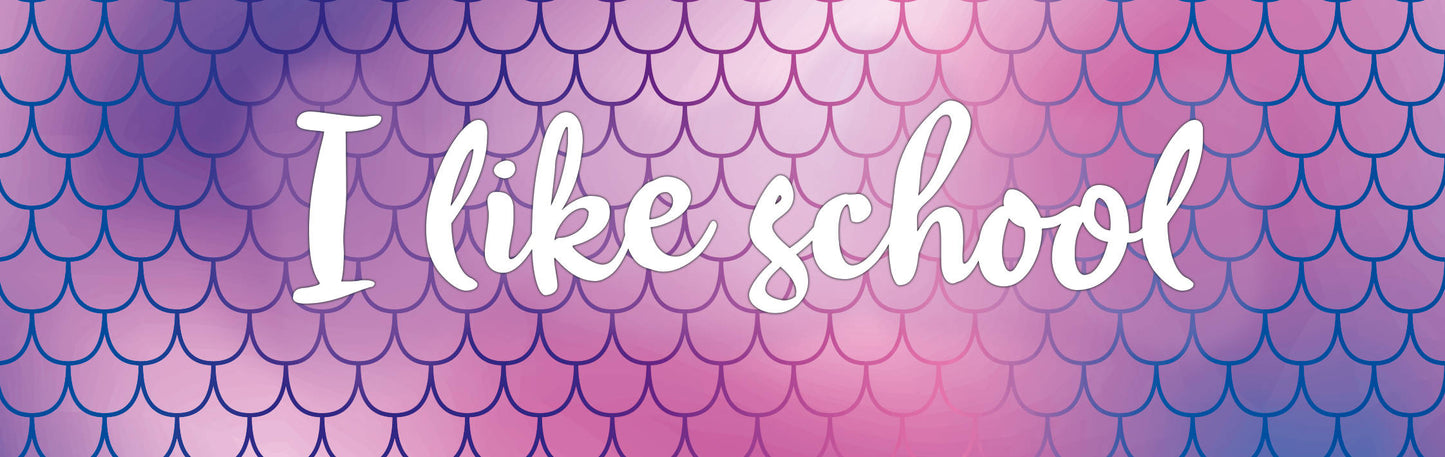 Пенал блестящий. J'aime l'école