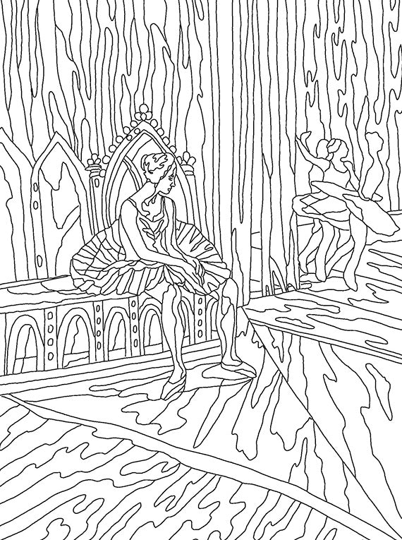 Рисунки и мотивы в стиле импрессионизма. Раскрашивай и отдыхай (6605)