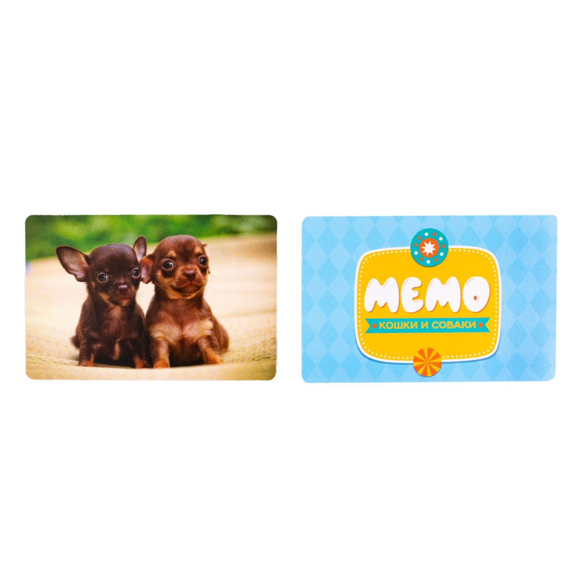 Игра настольная "МЕМО" Кошки и собаки. Серия АКТИВ time