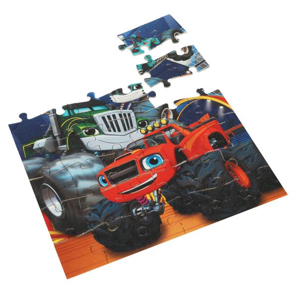 Набор пазлов 4в1 "Суперджипы" (9, 16, 25, 36 деталей). 175х175х50мм. Умные игры в кор.50шт