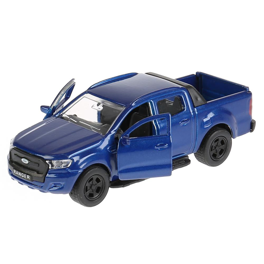 SB-18-09-FR-N(BU) 272085 Машина металл FORD ranger ПИКАП, 12 см, .дв., багаж., инерц., синий, кор.