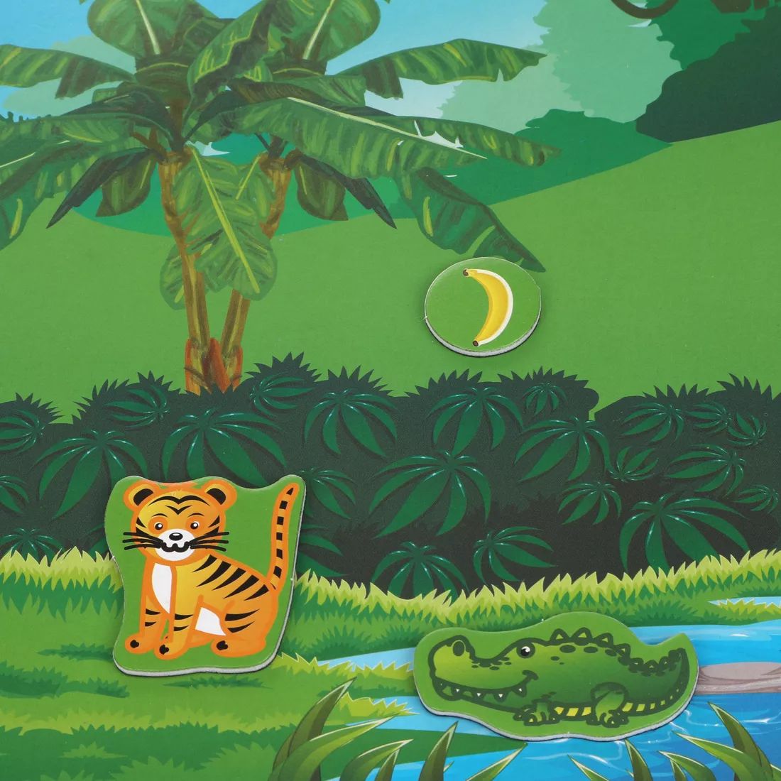 ДК.Игра магнитная "Джунгли". Серия Магнитные истории (европодвес) арт.03501/20