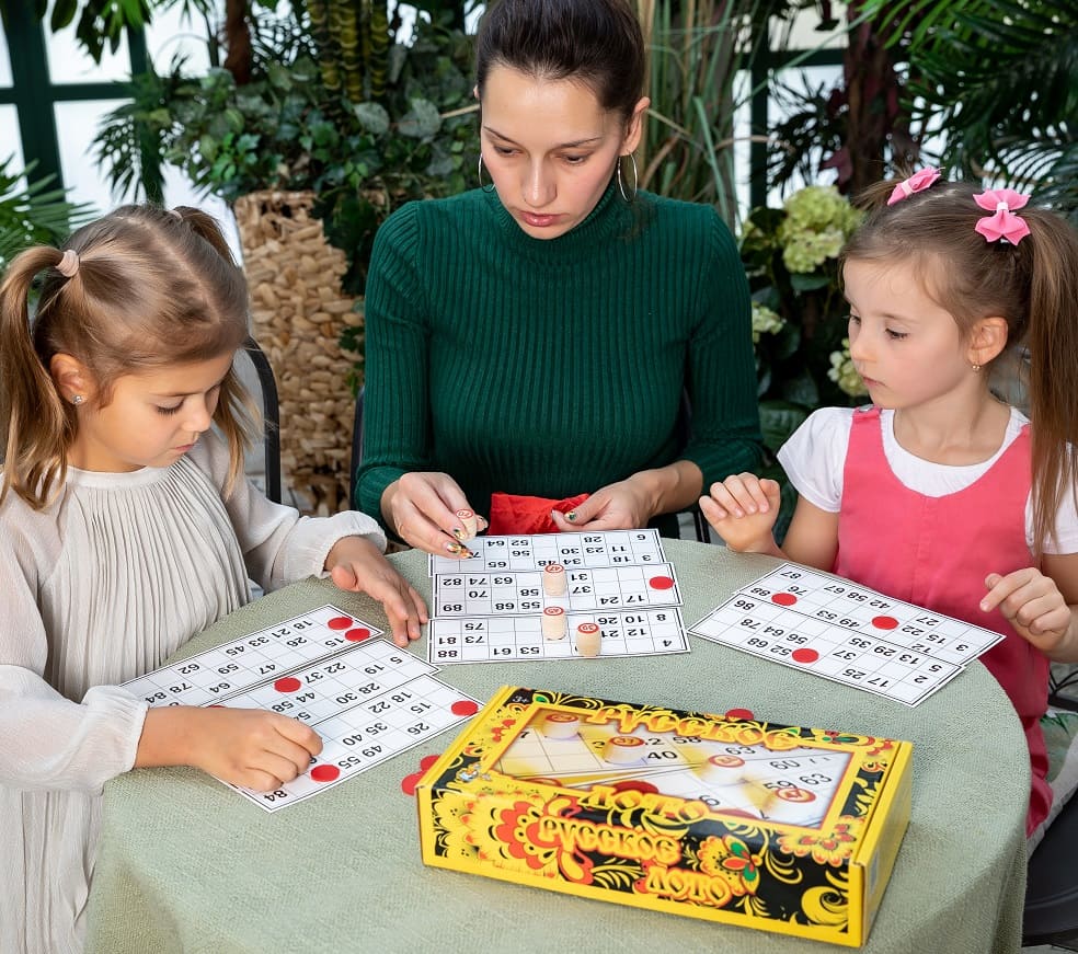 НАСТОЛЬНАЯ ИГРА "РУССКОЕ ЛОТО" в кор.10шт