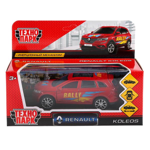 KOLEOS-S Машина металл RENAULT KOLEOS СПОРТ, длина 12см, открыв. двери, инерц. Технопарк в русс. кор