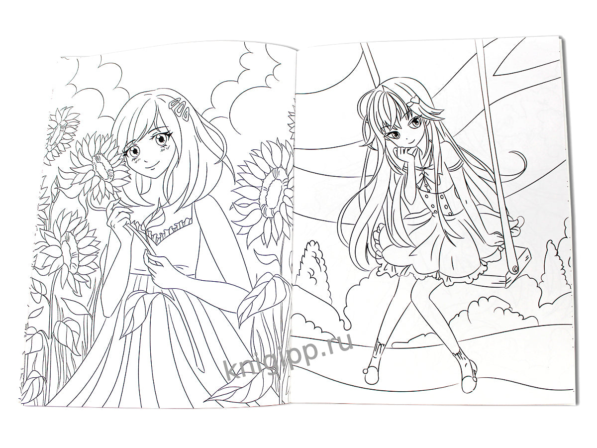 СУПЕР-ПУПЕР РАСКРАСКА. МИР АНИМЕ