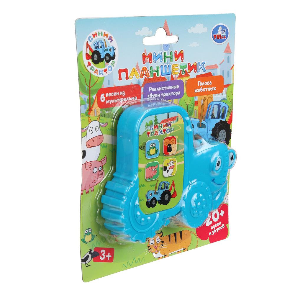 Мини-планшет.20+ песен, фраз и звуков СИНИЙ ТРАКТОР на блист. Умка в кор.120шт
