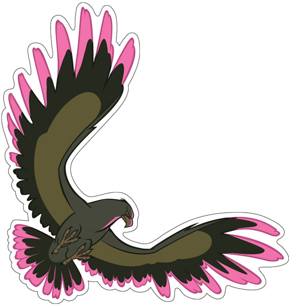 ФМ2-12668 Плакат вырубной А4. Коршун Чиль из мультфильма Маугли (с блестками в лаке)