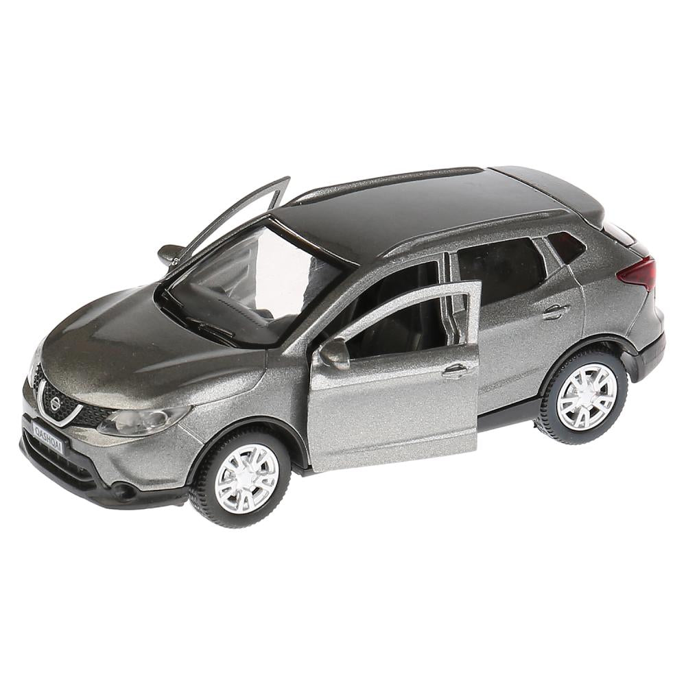 ТМ Технопарк. Машина металл "NISSAN QASHQAI" 12см, откр дв, багаж, инерц, СЕРЫЙ. в кор. в кор.2*36шт