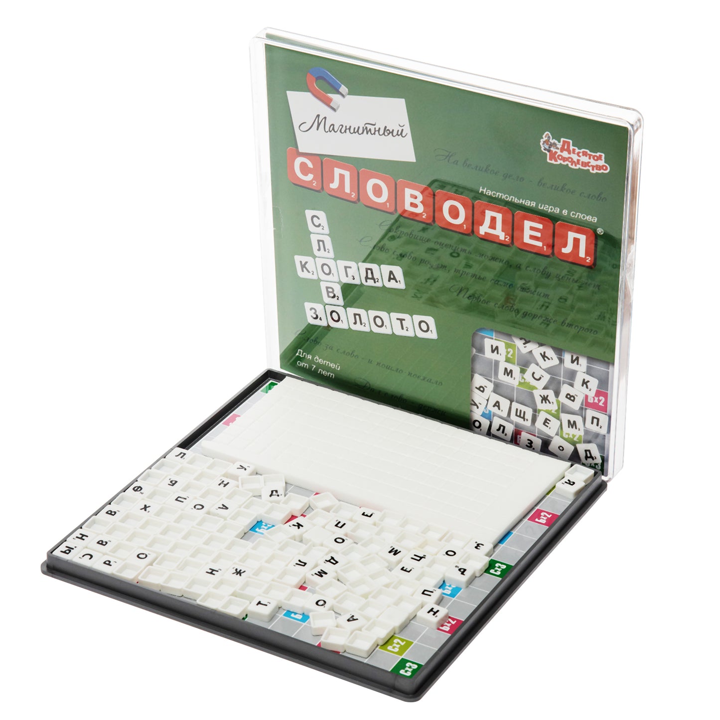 Игра настольная. Словодел Магнитный (мини-фишки)