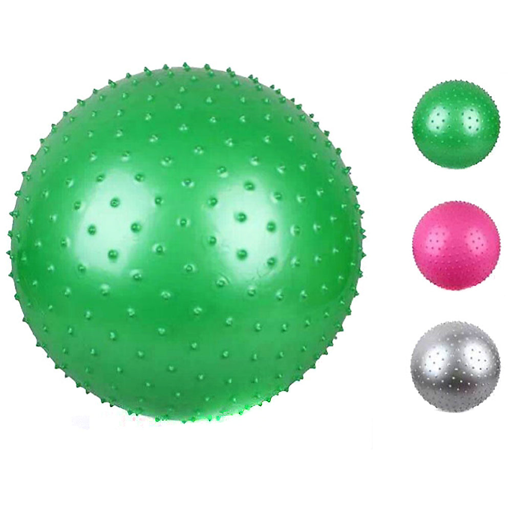 Мяч Фитнес 55 см, массажн., в ассорт., упаковка в кор.40шт