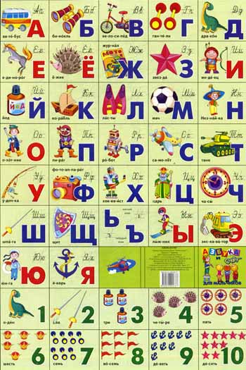 Азбука русская+счет разрез.Для мальчиков(240*335)