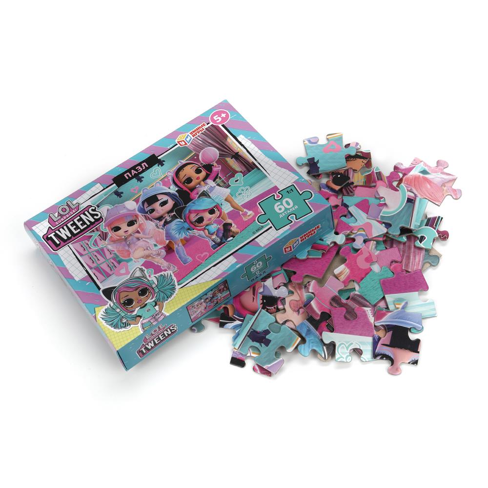 ЛОЛ Подростки. ЛОЛ. Пазлы в коробке 60 деталей. 190х141х35 мм. Умные игры в кор.24шт