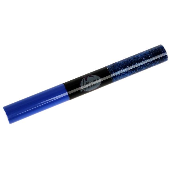 Косметика ДЛЯ ДЕВОЧЕК тушь для ресниц и блестки, 2в1, 10 ml, СИНИЙ МИЛАЯ ЛЕДИ в кор.6*24шт