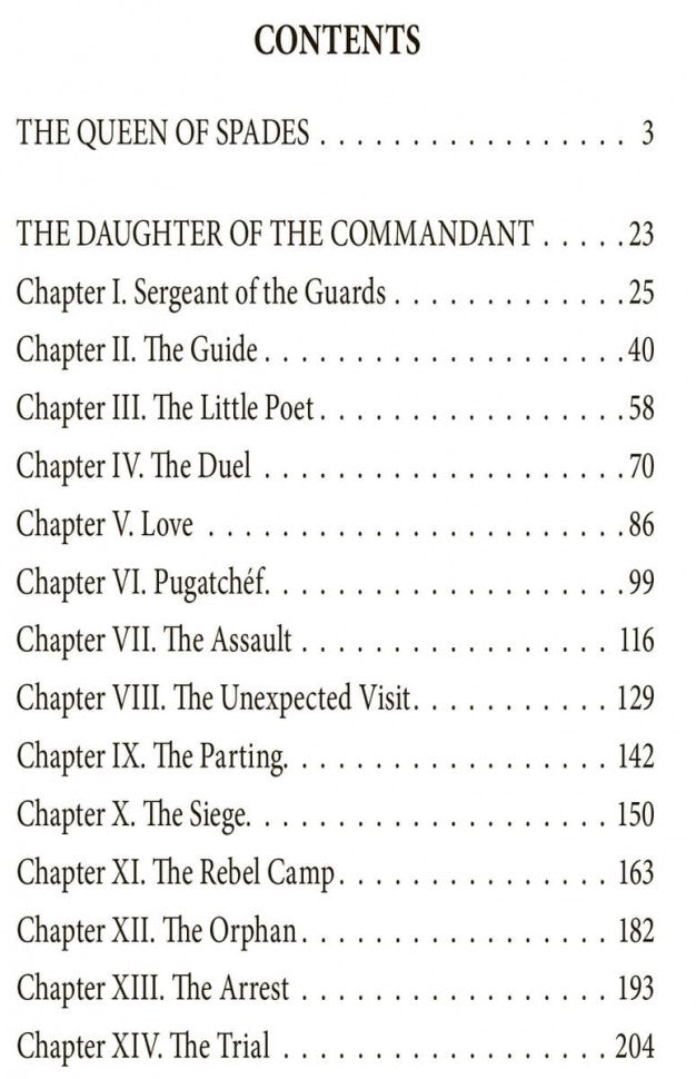 The Queen of Spades ; The Daughter of The Commandant = Пиковая дама ; Капитанская дочка