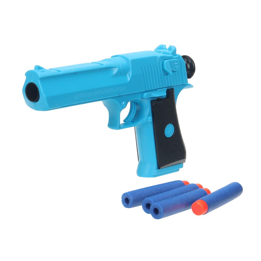 Пистолет с мягкими пулями ПОЛИЦИЯ, блистер 54*16,5*4см ИГРАЕМ ВМЕСТЕ в кор.2*120шт