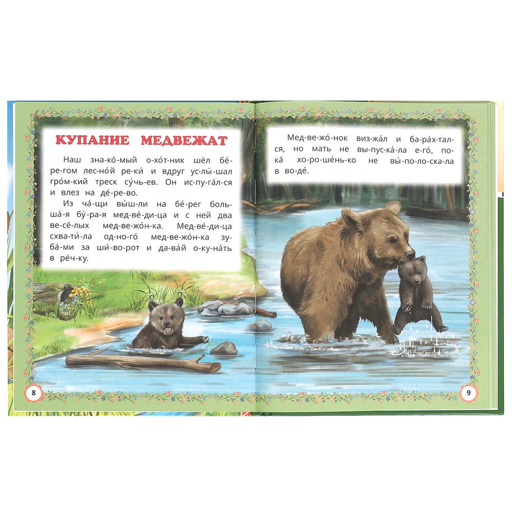 Сказки и рассказы о животных. Бианки В. В. и др. Читаем по слогам. 7БЦ. 48 стр. Умка в кор.30шт