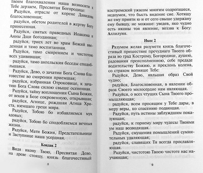 Акафистник православной матери (мяг)