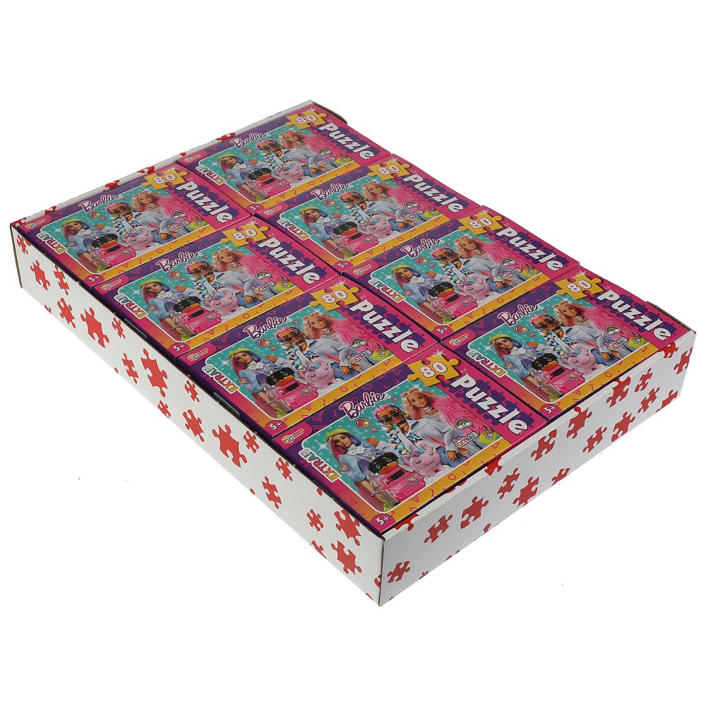Барби. Пазлы классические в коробке. Пазл 80 деталей. Умные игры уп.16шт в кор.128шт