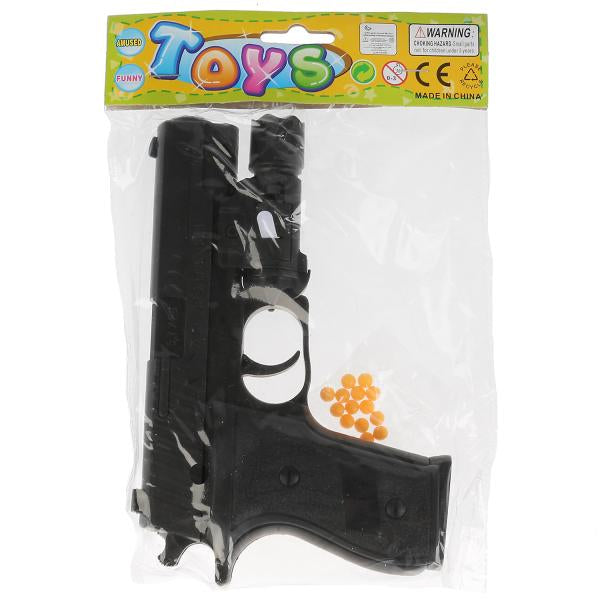 Пистолет (п) с лазером. прицелом, с пульками в упаковке. в кор.2*84шт