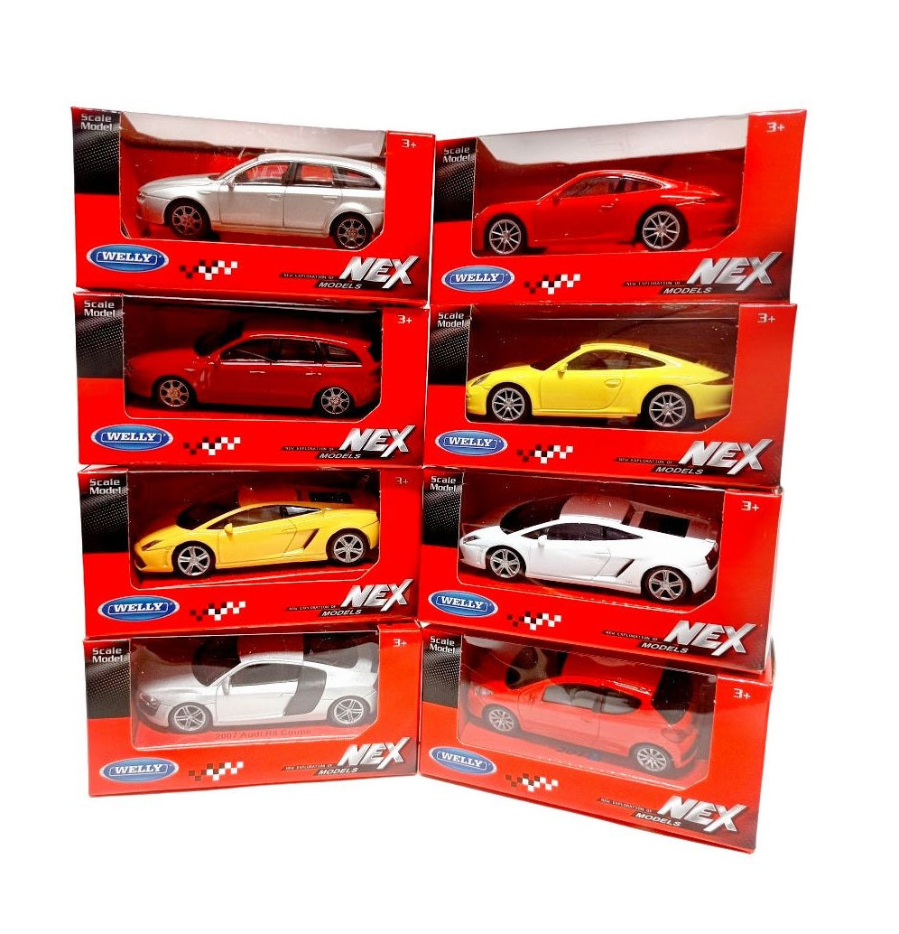 Welly. Машинка 1:43 Набор 23B в ассорт. (поштучно) арт.44000-24CWD(23B) /24