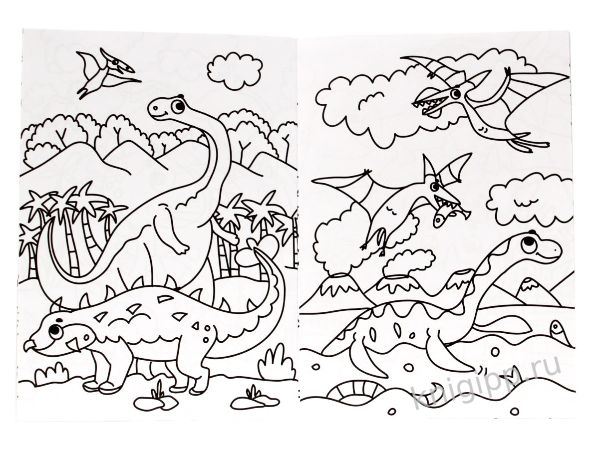 РАСКРАСКА ТОЛЬКО ДЛЯ МАЛЬЧИКОВ. ДИНОЗАВРИКИ