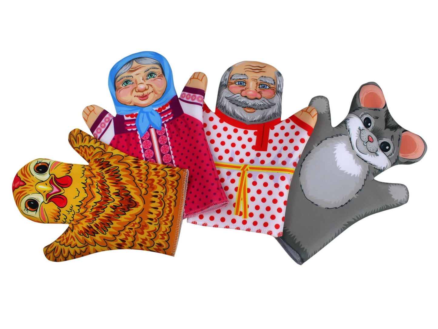 Théâtre domestique "Курочка Ряба" (4 pièces)