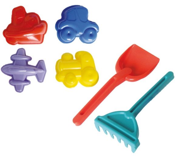 Совтехстром.Песочный набор (формочки, совок, грабли) арт.У456