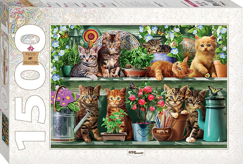 83057 Мозаика "puzzle" 1500 "Котята"