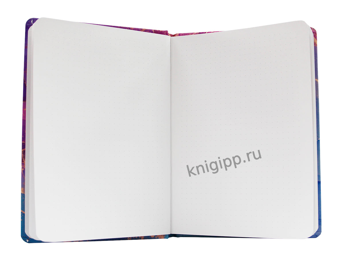 БЛОКНОТ ТОЧКАБУК Мрамор. ФИОЛЕТОВЫЙ