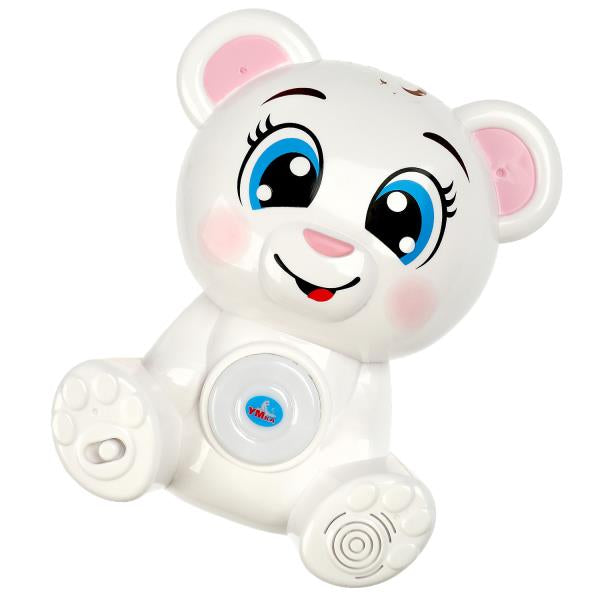 HT618-R (36) Музыкальный ночник с проектором мишка-сказочник. 50 колыбельных, сказок, звуков Умка в