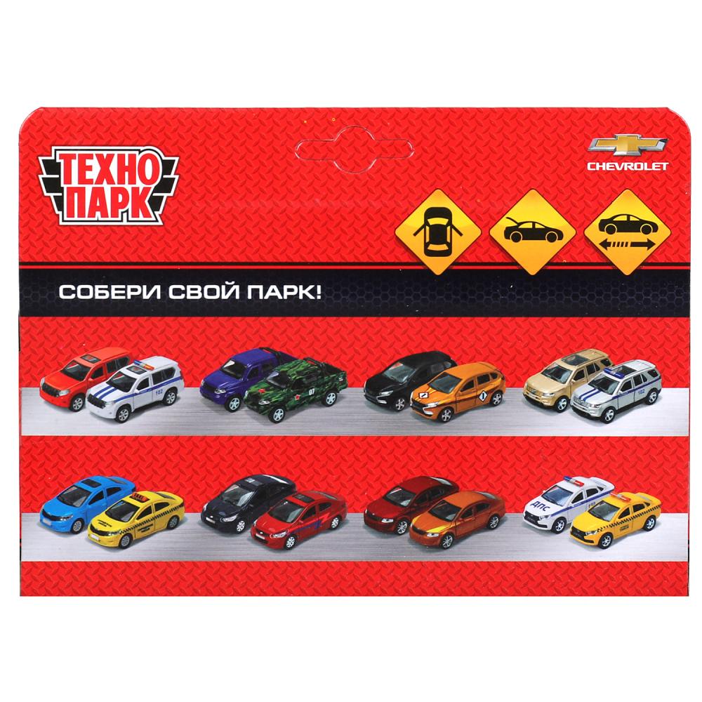 TAHOE-12FIL-WH303053 Машина металл CHEVROLET TAHOE МАТОВЫЙ 12 см, двери, багаж, инер, белый, кор. Те