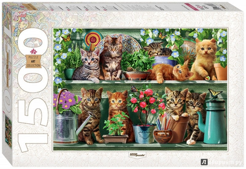 83057 Мозаика "puzzle" 1500 "Котята"