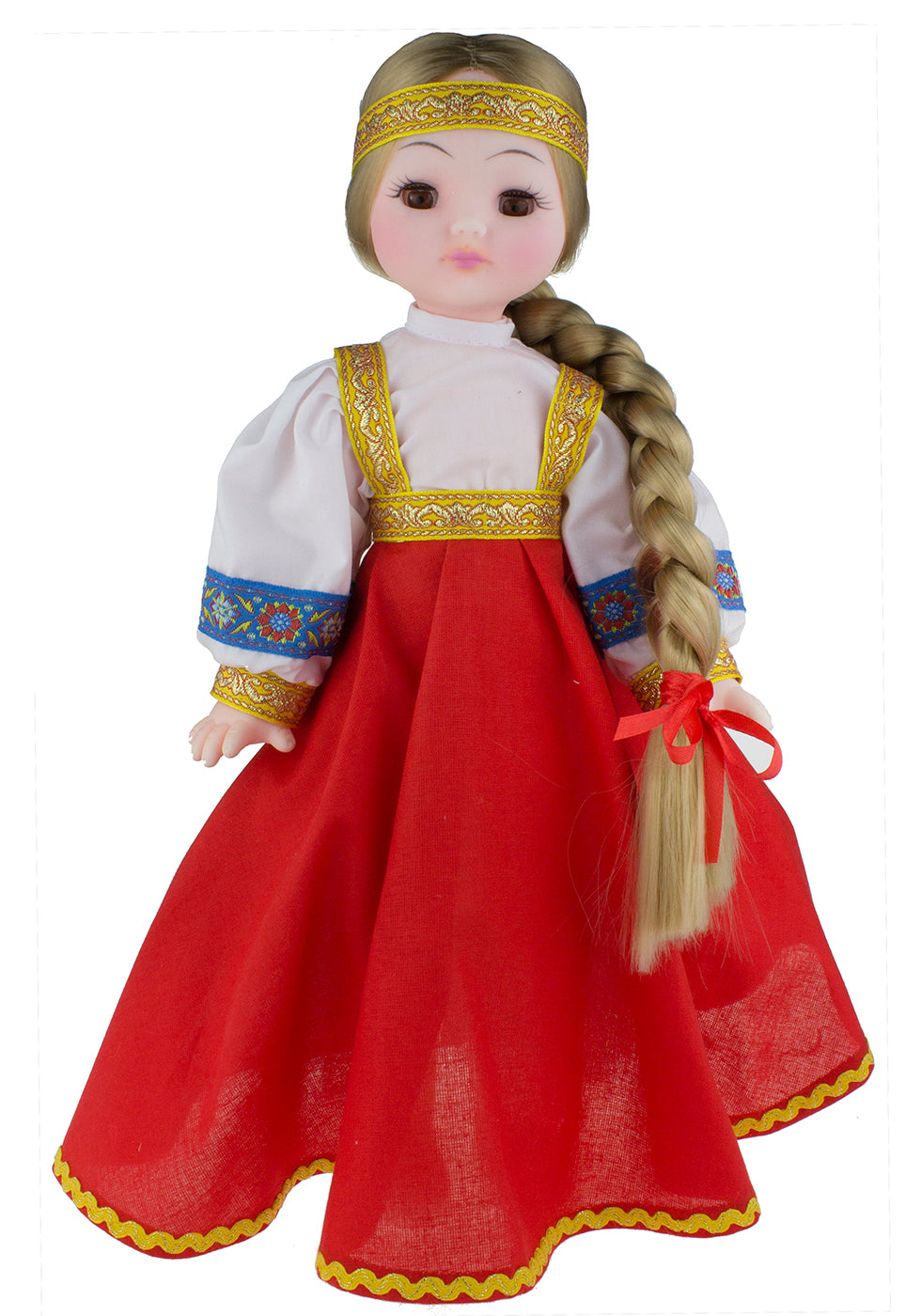 Мир Кукол. Кукла арт.ЛЕН45-28 "Ивановская красавица" в пакете, 45 см