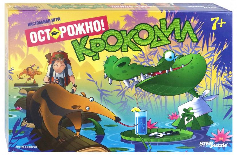 Степ. Наст. игра арт.76574 "Осторожно: крокодил!"