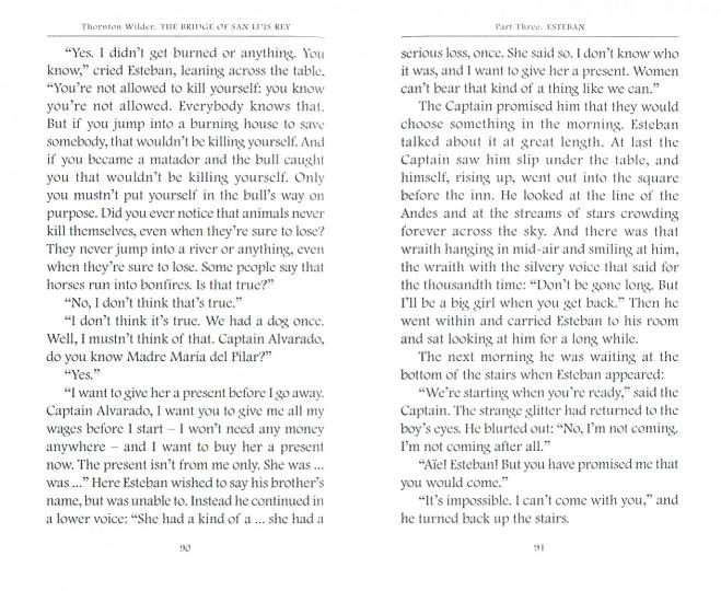 Уайлдер. Мост короля Людовика Святого (Мост Сан-Луис-Рей). Книга для чтения на английском языке