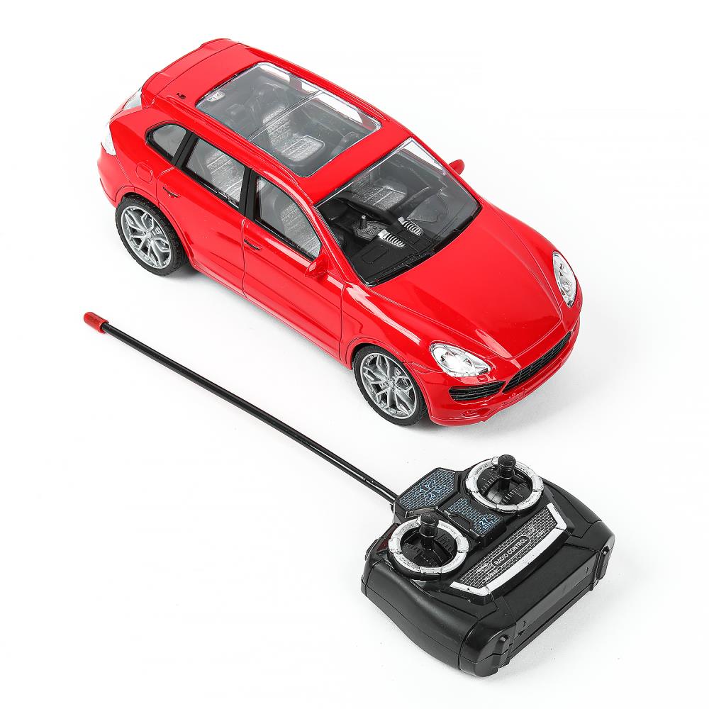 Машина р/у PORSCHE cayenne 24 см, красный, кор Технопарк в кор.2*12шт