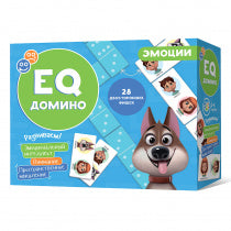 EQ Домино. Эмоции. 28 фишек (двухсторонние). ГЕОДОМ (ISBN нет)