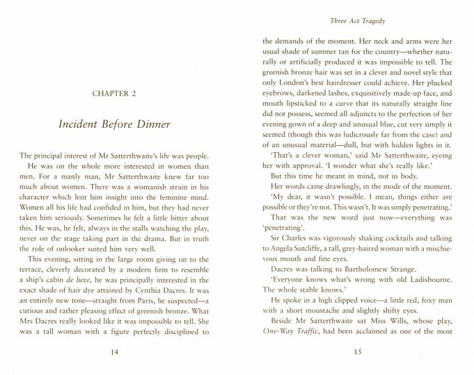 Three Act Tragedy (Agatha Christie) Трагедия в трёх актах (Агата Кристи) /Книги на английском языке