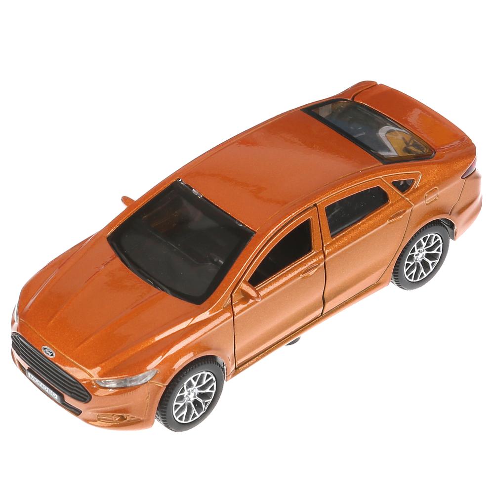 Машина металл FORD MONDEO, длина 12 см, откр дв, багаж, инерц, золотой. Технопарк в кор.2*36шт