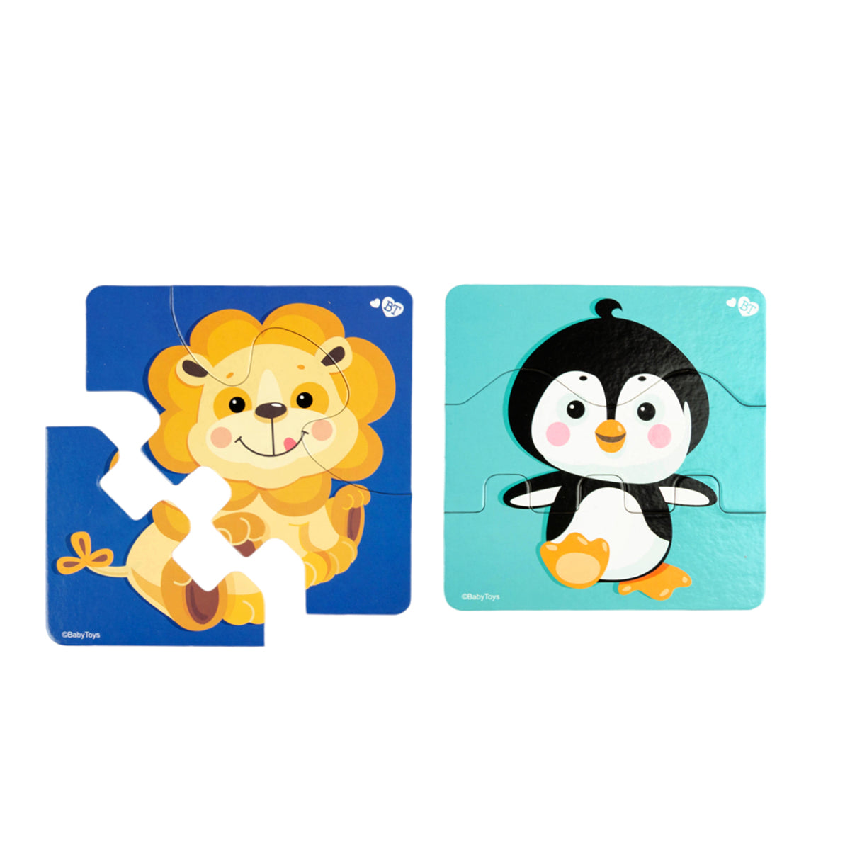 Пазлы макси ЗИГЗАГ "Зверята" 18 элементов BABY TOYS