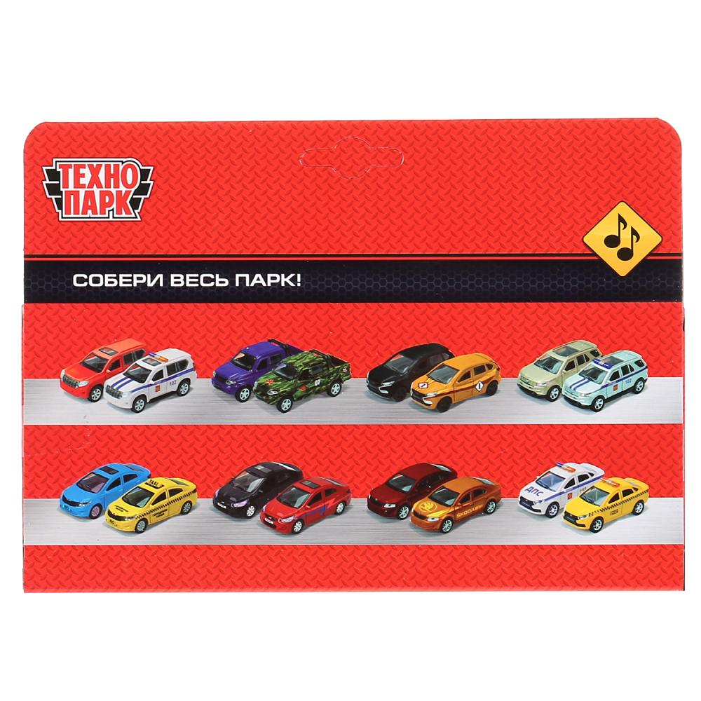 Машина металл "суперкар ф-1", длина 14см, звук, инерция, синий в кор. Технопарк в кор.2*36шт