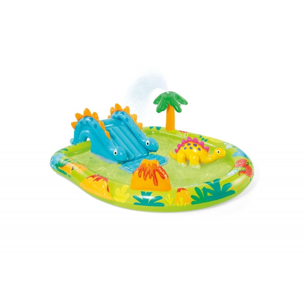 Центр водный игровой надувной INTEX "Little Dino Play Center"(Маленький Динозаврик), от 2 лет, 191х152х58см