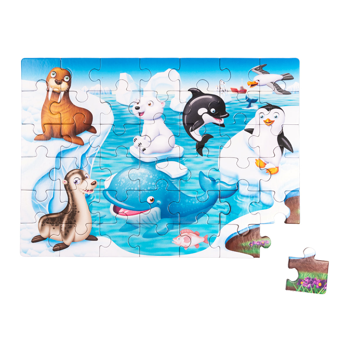 Пазл First Puzzle 4 в 1 "Кто где живет" Baby Toys