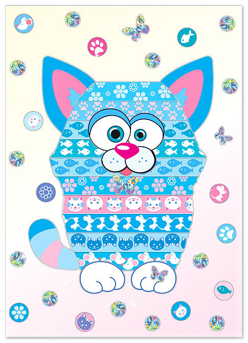 Клевер. АС 19-217 Набор для картины "Полосатик Мурсик" (антистресс)