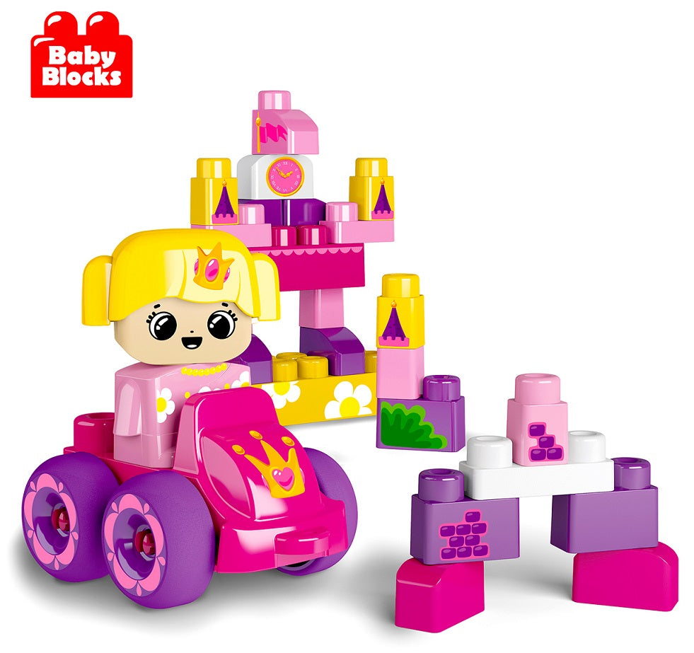 Конструктор пластиковый "Замок принцессы" 40 дет (Baby Blocks)