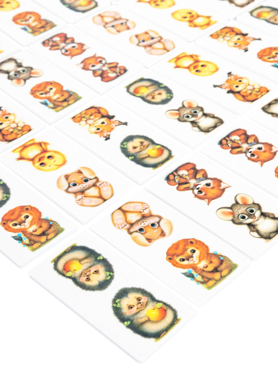 Домино пластмассовое Пушистые друзья (avec 3-х лет)