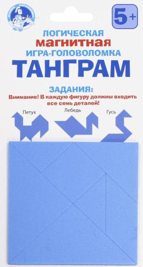 Игра магнитная головоломка "ТАНГРАМ" (европодвес)
